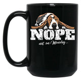Basset Hound Gift Idea Black Coffee Mug, Gift Coffee Mug