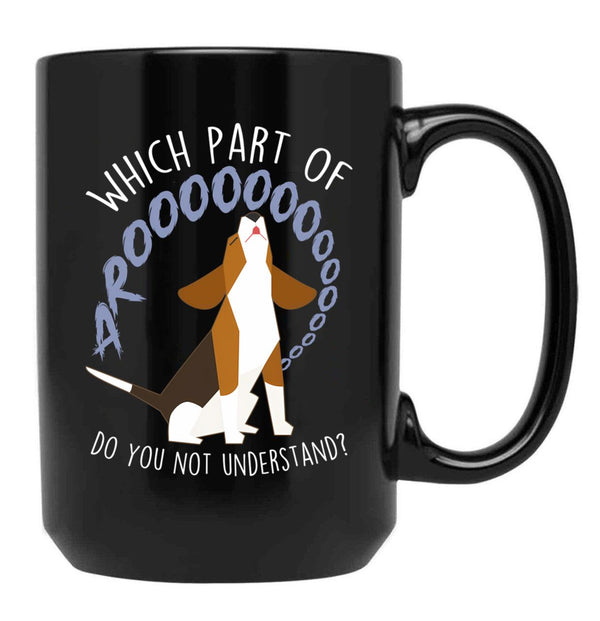 Beagle Which Part Of Arooo Black Coffee Mug, Gift Coffee Mug - Black