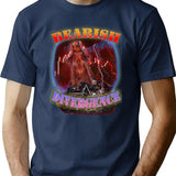 Bearish Divergence Bootleg Design Bootleg Graphic T-Shirt - Navy