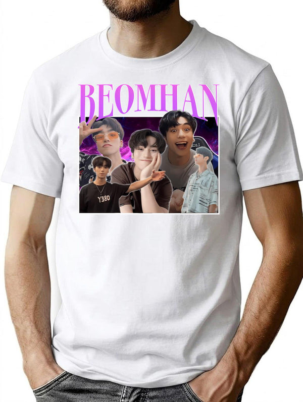 Beomhan Bootleg Design Bootleg Graphic T-Shirt - White