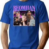 Beomhan Bootleg Design Bootleg Graphic T-Shirt - Blue