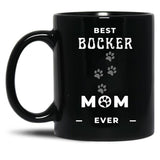 Best Bocker Mom Ever Black Coffee Mug, Gift Coffee Mug