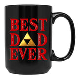 Best Dad Ever Father'S Day Black Coffee Mug, Gift Coffee Mug - Black
