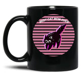 Best Knitting Mom Ever I Cat Black Coffee Mug, Gift Coffee Mug