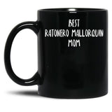 Best Ratonero Mallorquin Mom Black Coffee Mug, Gift Coffee Mug
