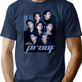 Bestseller Bts Proof Bootleg Graphic T-Shirt - Navy
