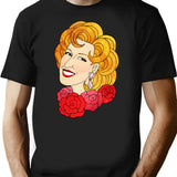 Bette Bootleg Graphic T-Shirt - Black
