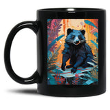 Binturong Black Coffee Mug, Gift Coffee Mug