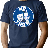 Bob And David - Mr Show Minimalist Graphic T-Shirt - Unisex Streetwear Tee - Navy