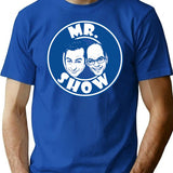 Bob And David - Mr Show Minimalist Graphic T-Shirt - Unisex Streetwear Tee - Blue