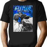 Booba Futur Modern Bootleg Rap Urban Style (Daddy Cool) Bootleg Graphic T-Shirt - Black