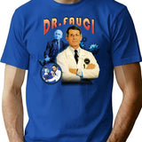 Bootleg Fauci Bootleg Graphic T-Shirt - Blue