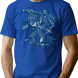 Bootleg Hunter Bootleg Graphic T-Shirt - Blue
