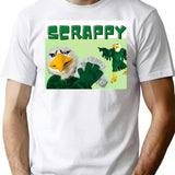 Bootleg Scrappy The Eagle Merch Bootleg Graphic T-Shirt - White