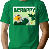 Bootleg Scrappy The Eagle Merch Bootleg Graphic T-Shirt - Green