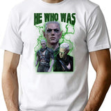 Bootleg Series - He Who Was Bootleg Graphic T-Shirt - White