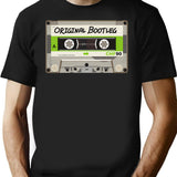 Bootleg Tape Cassette Music Bootleg Graphic T-Shirt - Black