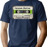 Bootleg Tape Cassette Music Bootleg Graphic T-Shirt - Navy
