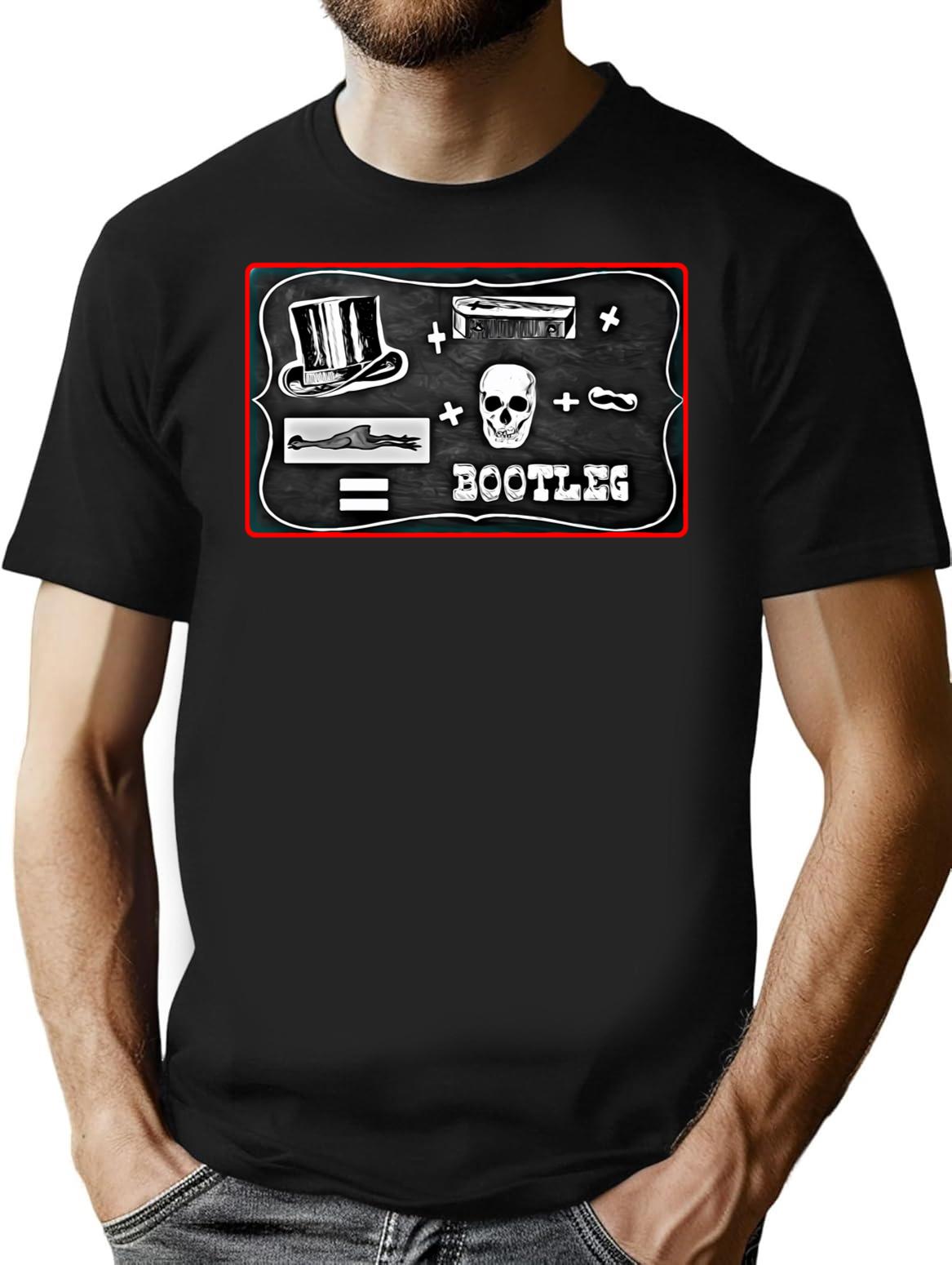 Bootleg (7) Bootleg Graphic T-Shirt - Black