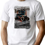 Bootlegger Hotrod Bootleg Graphic T-Shirt - White