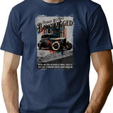 Bootlegger Hotrod Bootleg Graphic T-Shirt - Navy