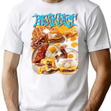 Breakfast Bootleg Bootleg Graphic T-Shirt - White