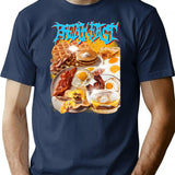 Breakfast Bootleg Bootleg Graphic T-Shirt - Navy