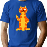 British Classic Charley Says 1970S Public Information Film V2C Minimalist Graphic T-Shirt - Unisex Streetwear Tee - Blue