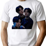 Bts Jungkook Kpop 7Fates Chakho Zeha Bootleg Graphic T-Shirt - White