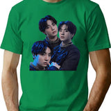 Bts Kpop Jungkook 7Fates Chakho Zeha Bootleg Graphic T-Shirt - Green