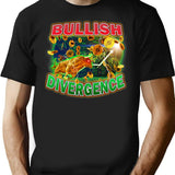 Bullish Divergence Bootleg Design Bootleg Graphic T-Shirt - Black