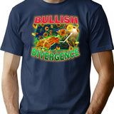 Bullish Divergence Bootleg Design Bootleg Graphic T-Shirt - Navy