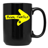 Camino De Santiago Buen Camino Black Coffee Mug, Gift Coffee Mug - Black