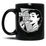 Cheese Slut Black Coffee Mug, Gift Coffee Mug