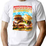 Cheeseburger Bootleg Bootleg Graphic T-Shirt - White