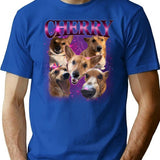 Cherry Bootleg Bootleg Graphic T-Shirt - Blue