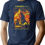 Children of The Corn an Adult Nightmare Premium Heavyweight Cotton T-Shirt - Navy