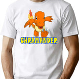Chramander Bootleg Graphic T-Shirt - White