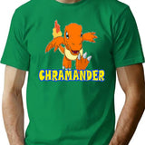 Chramander Bootleg Graphic T-Shirt - Green