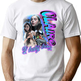 Clairo Bootleg Merch Tee Bootleg Graphic T-Shirt - White