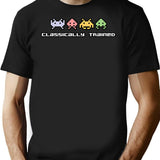 Classically Trained T-Shirt - Retro Graphic Tee for Men & Women - Black