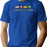 Classically Trained T-Shirt - Retro Graphic Tee for Men & Women - Blue