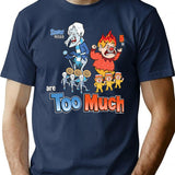 Claymation Snow Miser Brothers Too Much Gift For Fan T-Shirt - Navy