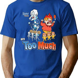 Claymation Snow Miser Brothers Too Much Gift For Fan T-Shirt - Blue