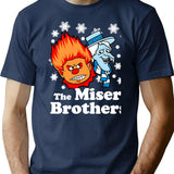 Claymation Snow Miser The Miser Brothers Gift For Birthday T-Shirt - Navy
