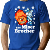 Claymation Snow Miser The Miser Brothers Gift For Birthday T-Shirt - Blue