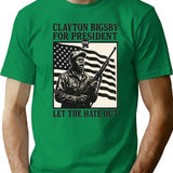 Clayton Bigsby For President T-Shirt - Retro Graphic Tee for Men & Women - Green
