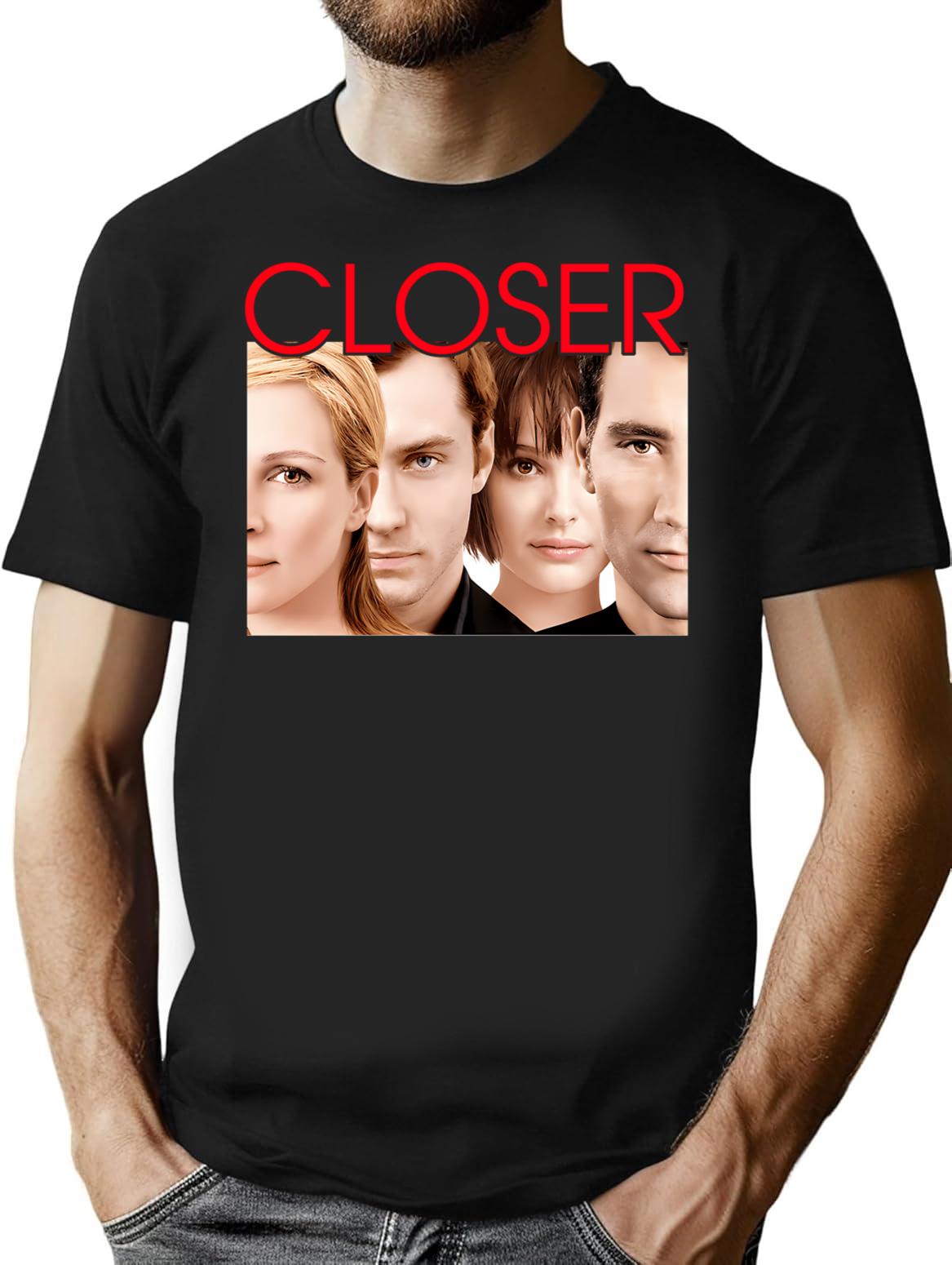 Closer Film Classic T-Shirt - Retro Graphic Tee for Men & Women - Black