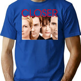 Closer Film Classic T-Shirt - Retro Graphic Tee for Men & Women - Blue
