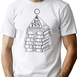 Clothing - Abydos Bookstore T-Shirt - Retro Graphic Tee for Men & Women - White